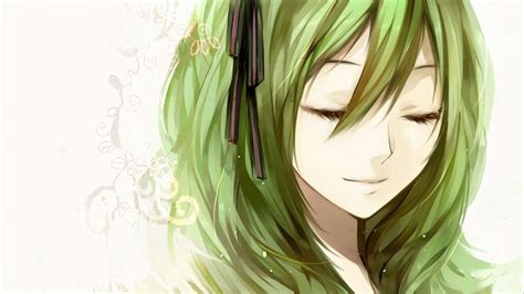 Anime girl, green hair, anime wallpaper | anime | Wallpaper Better