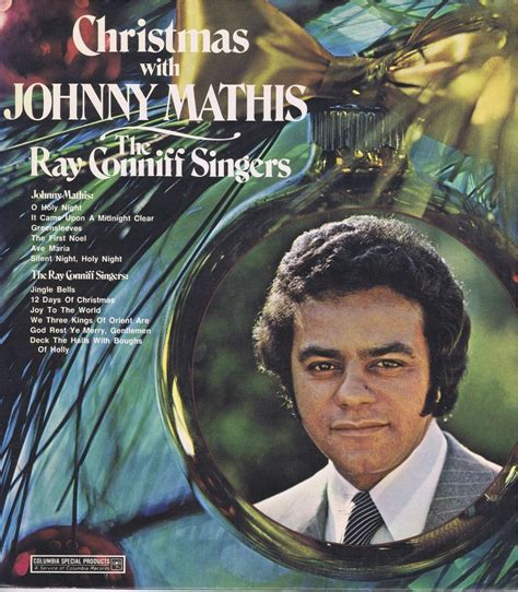 Christmas with JOHNNY MATHIS & Ray Conniff Vinyl 33 LP Holiday Album VG+ Stereo | Johnny mathis ...