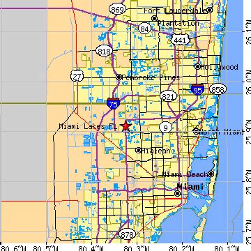 Miami Lakes, Florida (FL) ~ population data, races, housing & economy