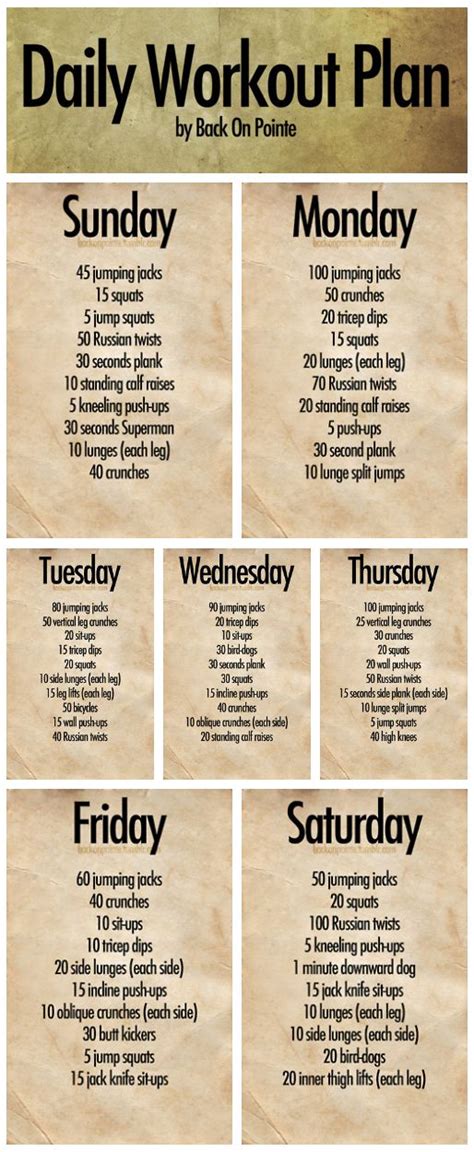 I did this daily workout plan for two months (then decided to change it up with a different one ...