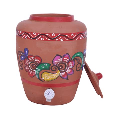 Mitticool Earthen Clay Water Pot (13 Litres) | Clay Water Pot Online