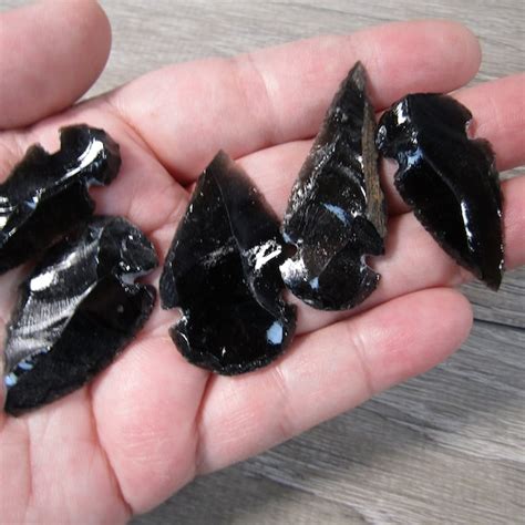 Obsidian Arrowheads - Etsy