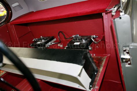 Gallery: Jaguar XK120 FHC Red Interior – K&H European Auto Upholstery