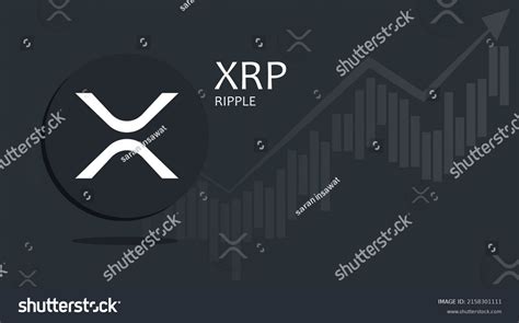 Xrp Ripple Chart Background Concept Cryptocurrency Stock Vector ...