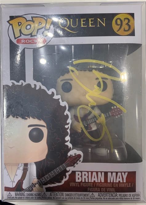 Queen Brian May Autographed Funko "POP" Vinyl Figure | Taylormade Memorabilia | Sports ...