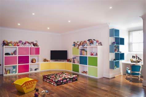 Decorations: Gorgeous Small Playroom Ideas Have White Wooden Cabinet ...