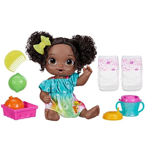 Baby Alive Fruity Sips Doll, Lime, Pretend Juicer Baby Doll Set, Kids 3 ...