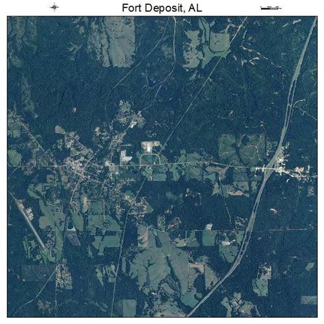 Aerial Photography Map of Fort Deposit, AL Alabama