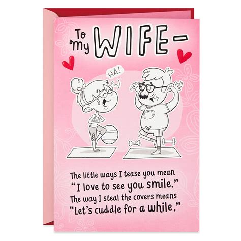 What Love Means Funny Pop-Up Valentine's Day Card for Wife - Greeting ...