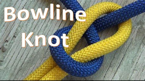 How to Tie the Bowline | Bowline knot, Simple knots, Knots