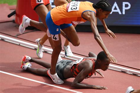 An Olympic Runner Fell During The Last Lap Of The 1,500. She Still Won ...