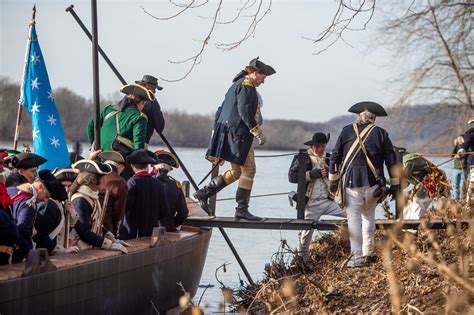 George Washington crosses Delaware River in reenactment - WHYY