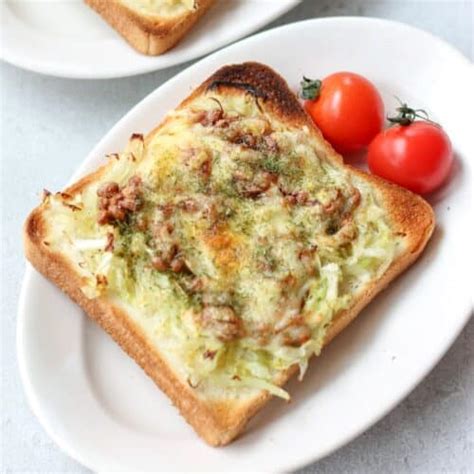 Natto Cheese Toast - Chef JA Cooks