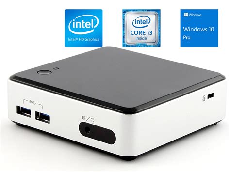 Intel NUC D34010WYK Mini PC, Intel Core i3-4010U 1.7GHz, 8GB RAM, 256GB ...