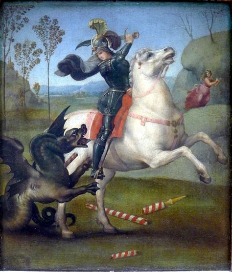 St. George and the dragon by Raphael | USEUM