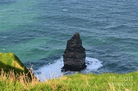 Cliff's of Moher Needle Rock Formation in Ireland Photograph by DejaVu ...