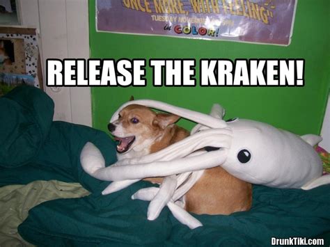 release the kraken | Release the kraken, Funny animals, Nerd humor