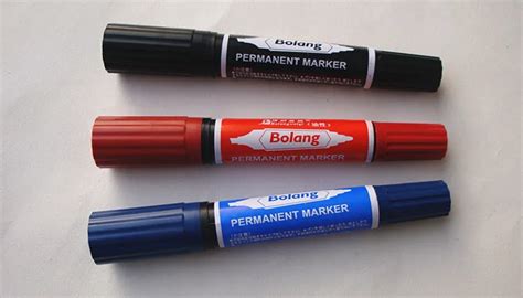 Marker pen solventborne large double slider marker pen for office and school promotional pen ...