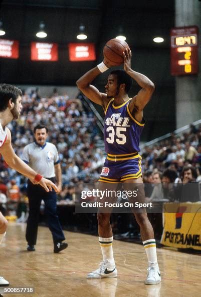 Darrell Griffith of the Utah Jazz looks to pass the ball against the... News Photo - Getty Images