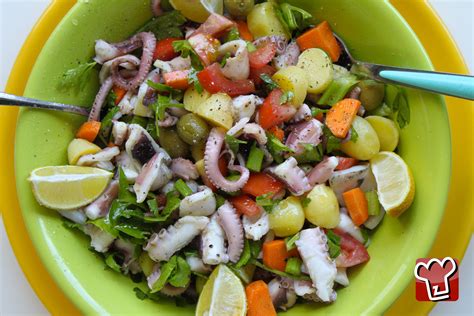 Insalata Ai Moscardini | Ricetta | Insalata di polipo, Ricette, Peperoni