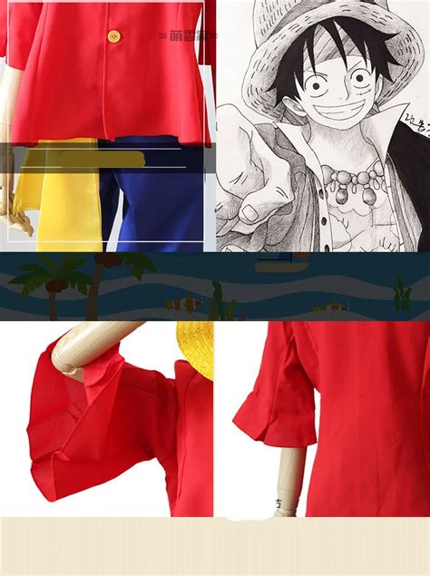 One Piece Monkey D. Luffy Costume | One piece Merchandise | Up to 80% Off & Free Shipping