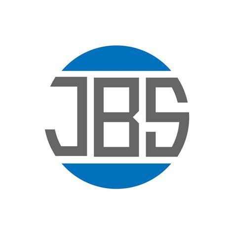 JBS letter logo design on white background. JBS creative initials circle logo concept. JBS ...