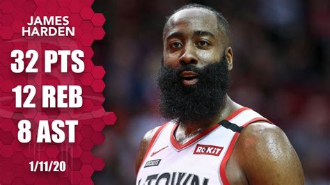 James Harden passes 20,000 points, drops 32 in 28 minutes vs. Timberwolves | 2019-20 NBA ...