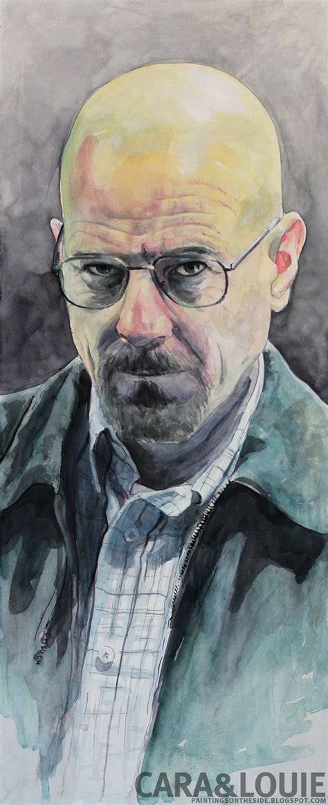 Walter White from Breaking Bad Ink and Paint on Panel | Etsy | Walter white drawing, Walter ...