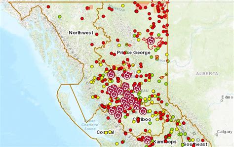 Over 400 wildfires now burning in BC keeping in place multiple ...