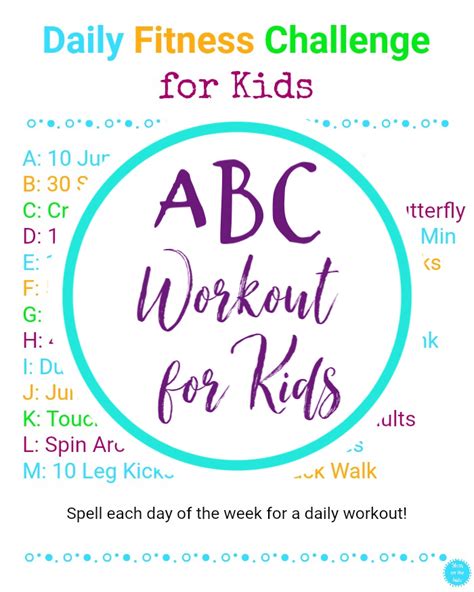 ABC Workout for Kids - Fun and Easy Fitness Challenge