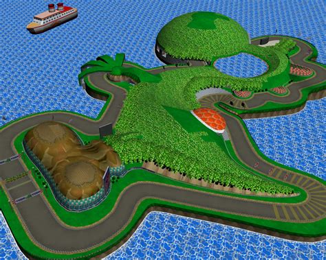 Yoshi's Island Raceway by XxFengoxX on DeviantArt