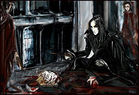 HBP24 Sectumsempra by *Vizen on deviantART | Snape fan art, Severus snape fanart, Snape