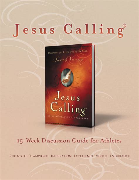 Jesus Calling Book Club Discussion Guide for Athletes Faithlife Ebooks