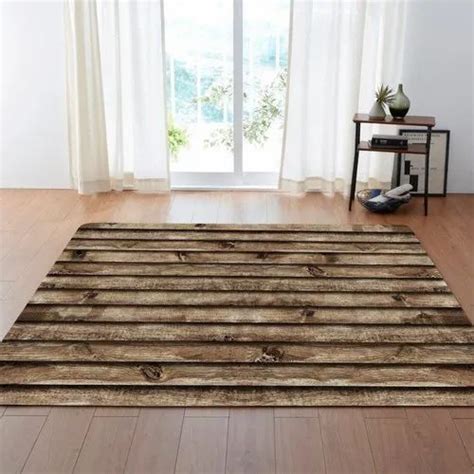 Brown Plain Designer Wooden Floor Carpet, Packaging Type: Roll at Rs 40 ...