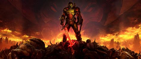 Doom Slayer [3440x1440] : r/WidescreenWallpaper