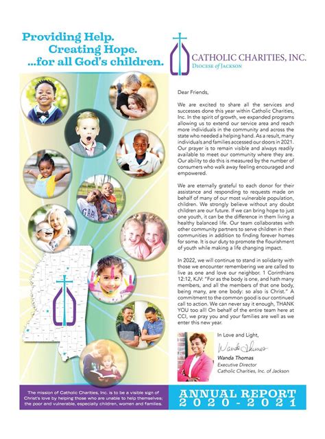 Catholic Charities, Inc. 2021 by jacksondiocese - Issuu