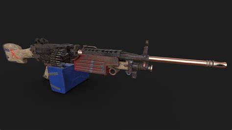 Rust M249 Skin - 3D model by Becquerel1 [3beb8d1] - Sketchfab