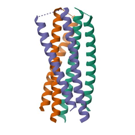 RCSB PDB - 3CP1: Structure of a longer thermalstable core domain of HIV-1 gp41 containing the ...