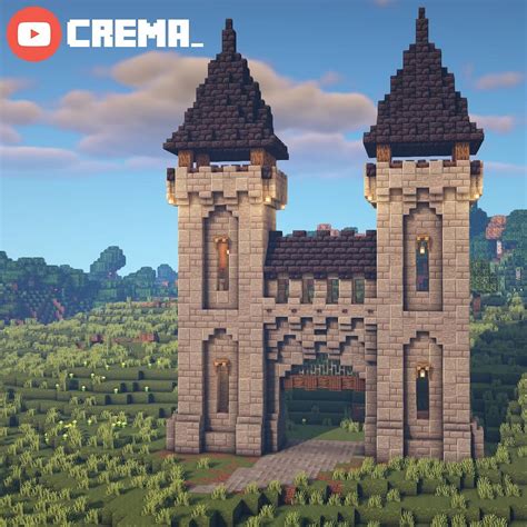 Minecraft Medieval Castle Gate