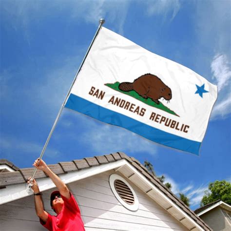 San Andreas Republic GTA Inspired Flag Banner