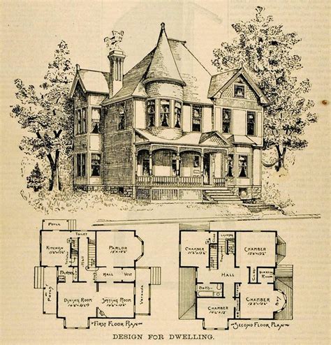 THE MAIN ELEMENTS OF THE QUEEN ANNE VICTORIAN HOME STYLE | Victorian house plans, Victorian ...