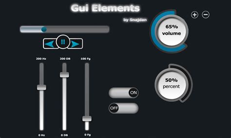 GUI ELEMENTS by SnajdanCreative on DeviantArt