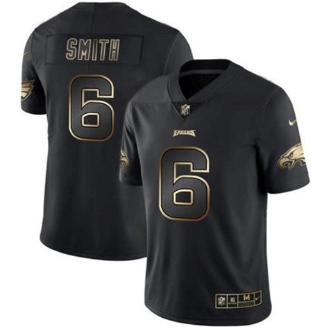 Eagles DeVonta Smith Black Gold Vapor Untouchable Limited Jersey – US ...