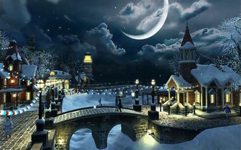 Snowy Village Wallpapers - 4k, HD Snowy Village Backgrounds on WallpaperBat