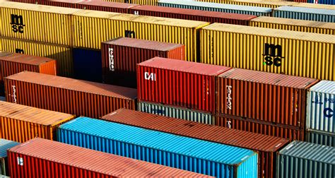 Container-stacks-in-terminal,-Lyttelton - Lyttelton Port Company