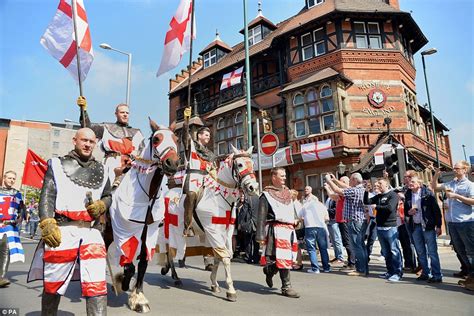 St George's Day celebrations take place across England | Daily Mail Online