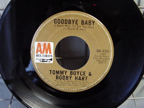 •7 INCH SPOTLIGHT• TOMMY BOYCE & BOBBY HART Goodbye baby / Alice Long 1972 Canada-MONO 45