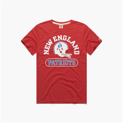 New England Patriots Throwback Helmet | Retro New England Patriots T-Shirt – HOMAGE