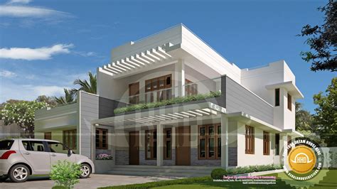 Contemporary mix 5 bedroom house - Kerala Home Design and Floor Plans ...