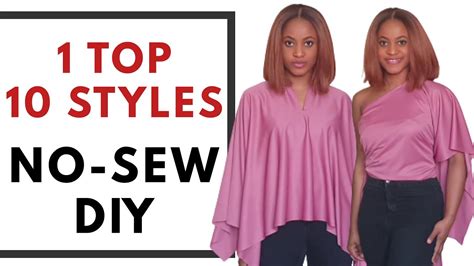 How to: No-Sew Top + 10 Ways to Style | Easy DIY - YouTube